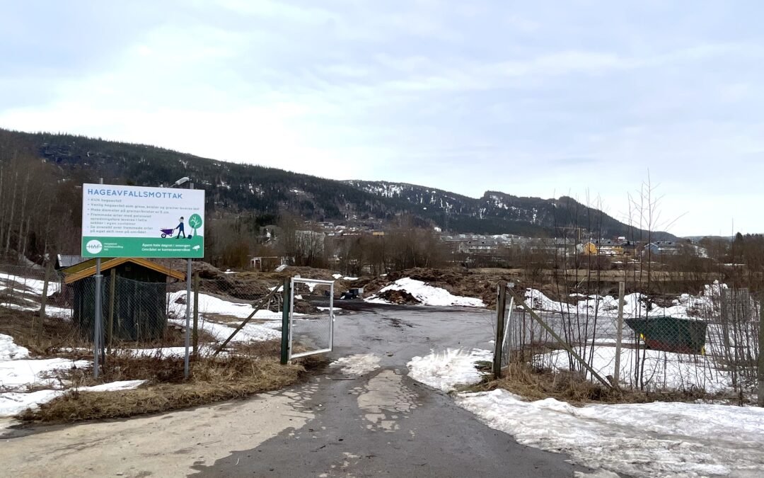 Hageavfallsmottaket i Vokterveien