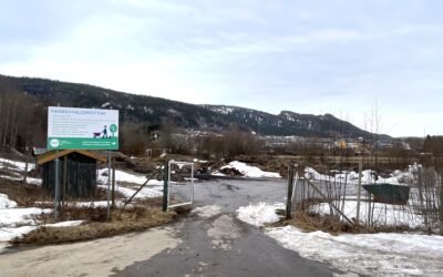 Hageavfallsmottaket i Vokterveien