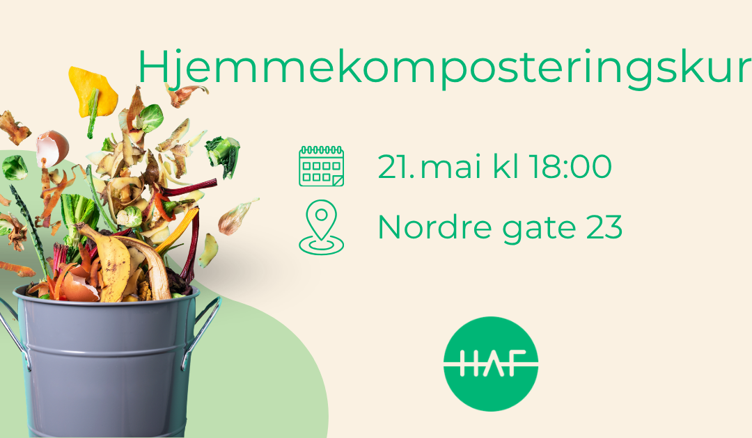 Kurs i hjemmekompostering 21.05.26 kl. 18.00
